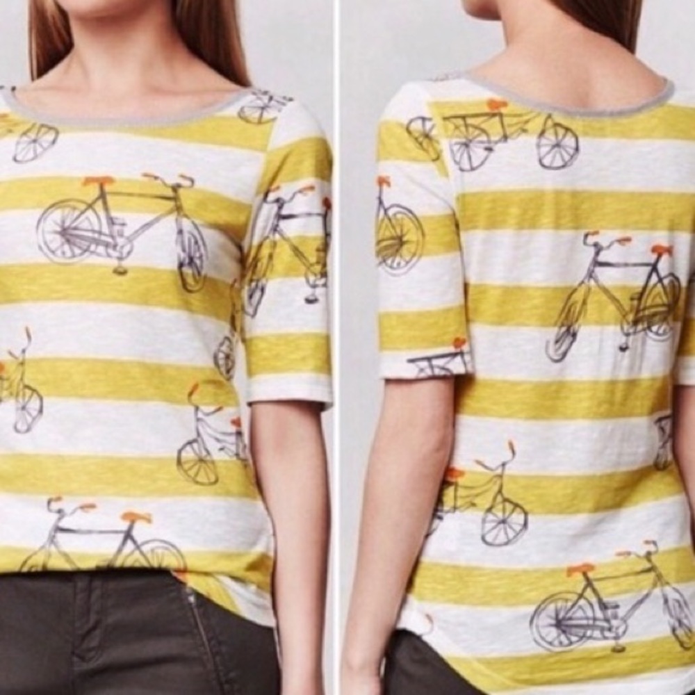 Anthropologie Postmark Bicycle Daydreamer Tee